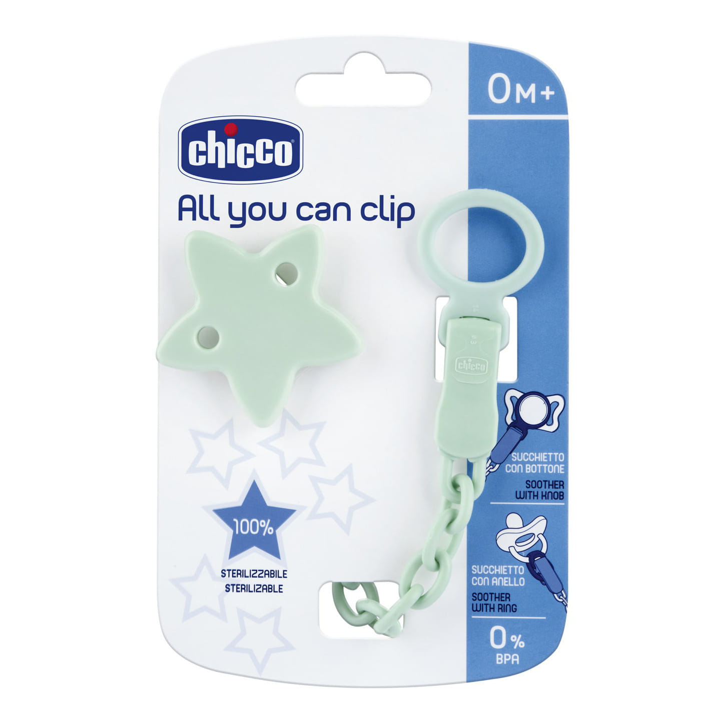CHICCO CLIP UNIVERSALE VERDE