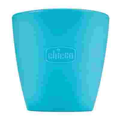 CHICCO BIBERON SILICONE AZZURRO 6 MESI+