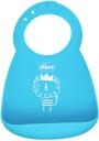 CHICCO BAVAGLIA SILICONE AZZURRO