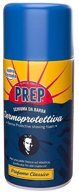 Prep Schiuma Barba Dermoprotettiva Profumo Classico 300 Ml