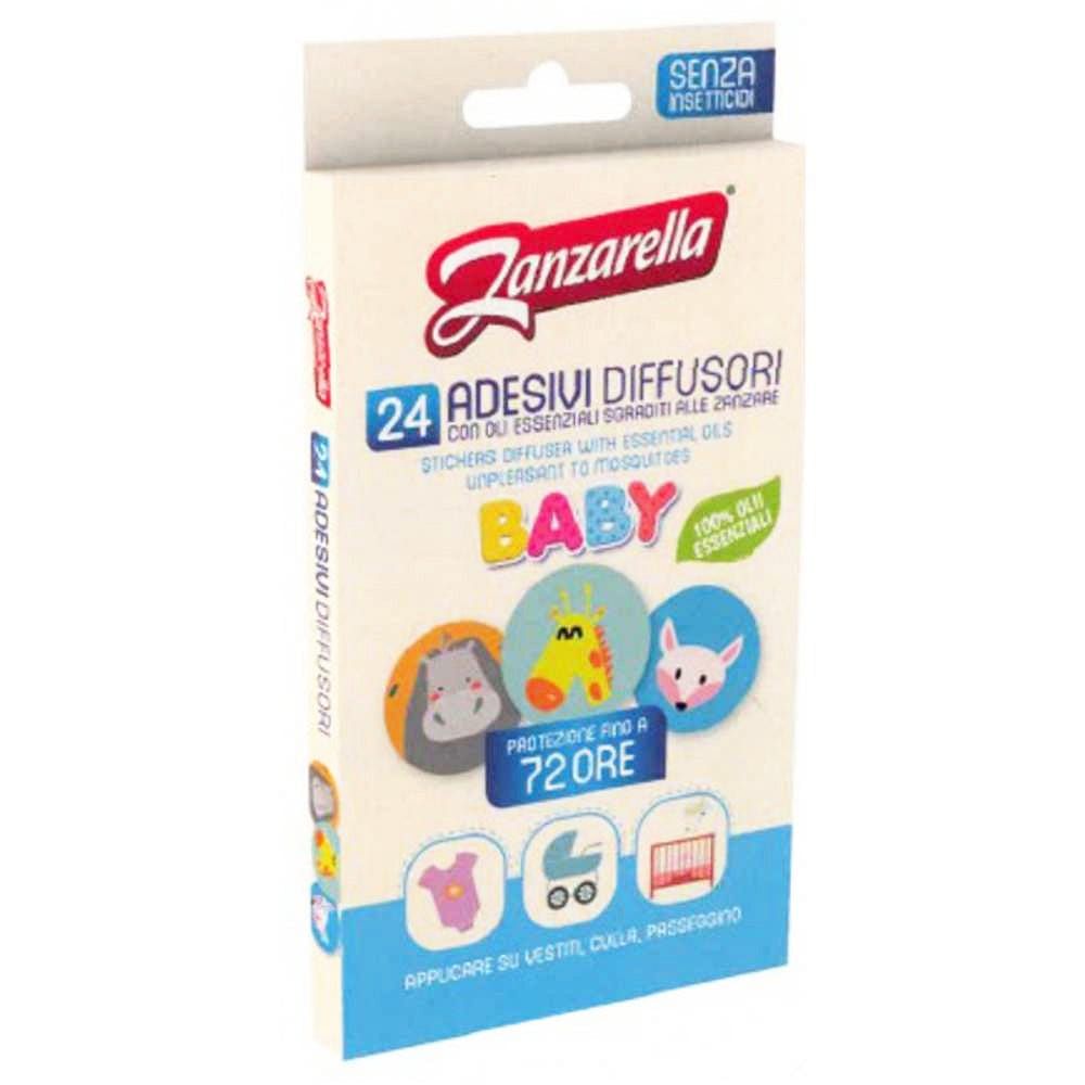 Zanzarella Sticker Baby 24 Pezzi