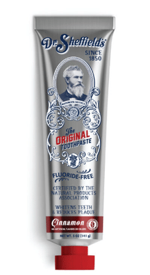 DR SHEFFIELD'S DENTIFRICIO SENZA FLUORO CANNELLA 140 G
