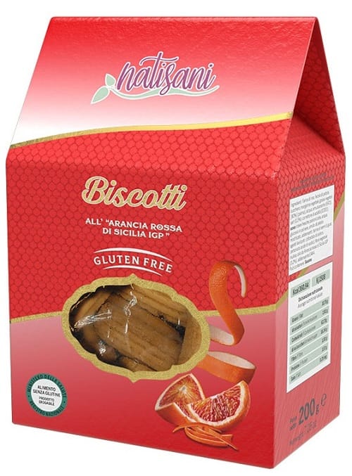 Biscotti All'Arancia Rossa Di Sicilia Igp 200 G