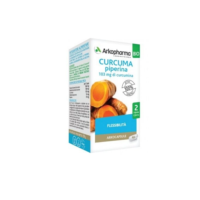 Arkocps Curcuma + Piperina 40 Capsule