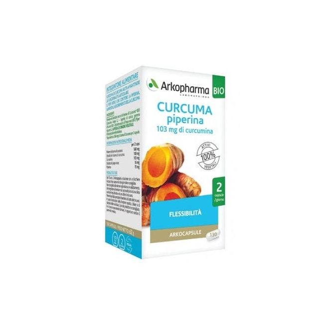 Arkocps Curcuma + Piperina 130 Capsule