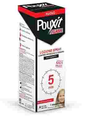 LOZIONE SPRAY CONTRO PIDOCCHI E LENDINI POUXIT FLASH TRATTAMENTO CON PETTINE INCLUSO 150 ML