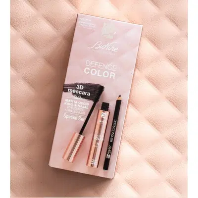 DEFENCE COLOR SPECIAL SET OCCHI MASCARA 3D + MATITA KHOL & KAJAL DEFENCE COLOR SPECIAL SET OCCHI MASCARA 3D + MATITA KHOL & KAJAL