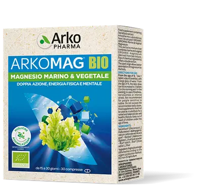 ARKOMAG BIO MAGNESIO MARINO & VEGETALE 30 COMPRESSE ARKOMAG BIO MAGNESIO MARINO & VEGETALE 30 COMPRESSE