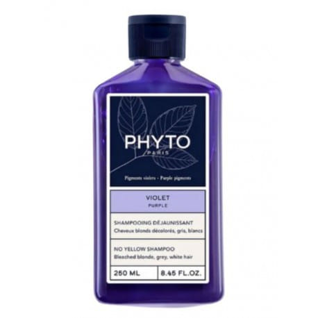 PHYTO PARIS VIOLET SHAMPOO ANTI GIALLO PER CAPELLI BIONDI DECOLORATI GRIGI BIANCHI 250 ML