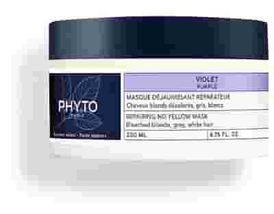 PHYTO PARIS VIOLET MASCHERA ANTI GIALLO RIPARATRICE PER CAPELLI BIONDI DECOLORATI GRIGI BIANCHI 200 ML