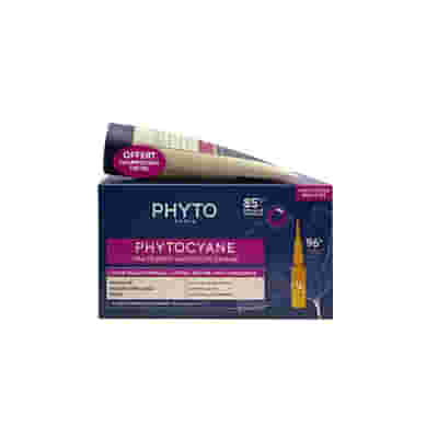 KIT PHYTOCYANE DONNA TEMPORANEA SIERO 12 FIALE 5 ML + SHAMPOO 100 ML