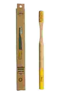 ETICO SPAZZOLINO ADULTO PREMIUM BAMBU GIALLO