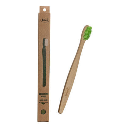 Etico Spazzolino Adulto Easy Basic Bambu Verde Chiaro