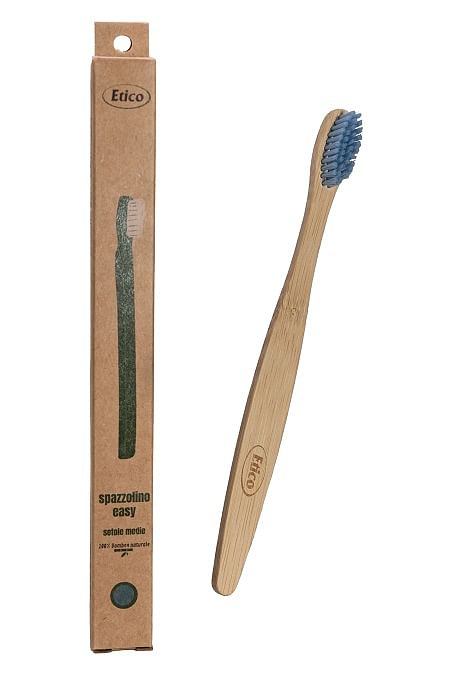 Etico Spazzolino Adulto Easy Basic Bambu Azzurro