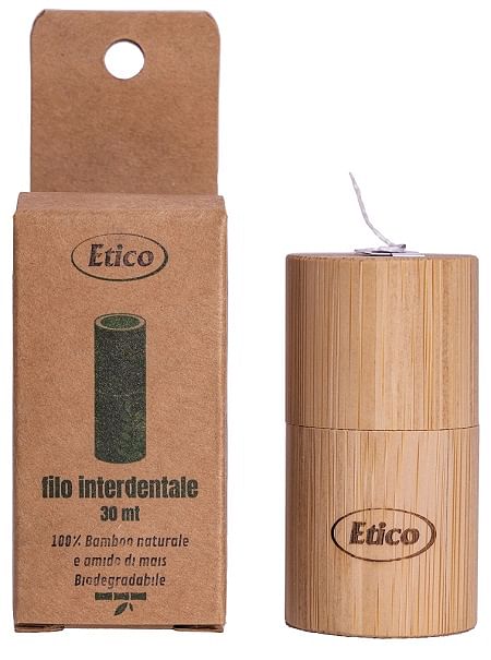 Etico Filo Interdentale A Tubo Bambu' 30 M