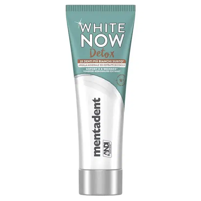 Mentadent Dentifricio White Now Detox Cocco 75 Ml