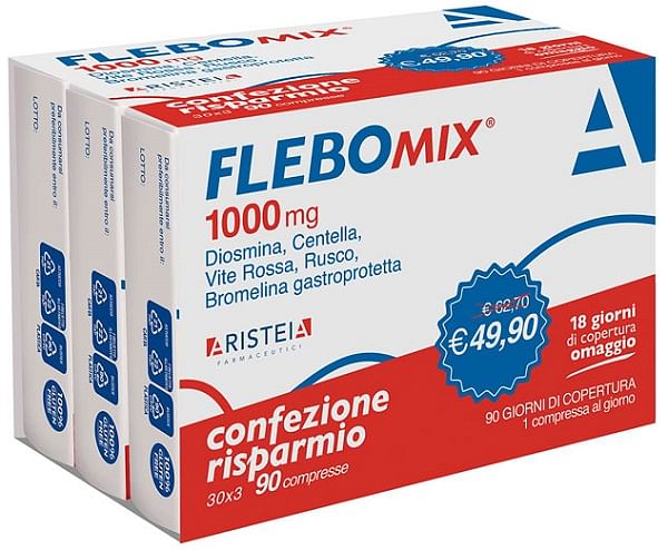 Flebomix 1000 Mg 90 Compresse Tri Pack