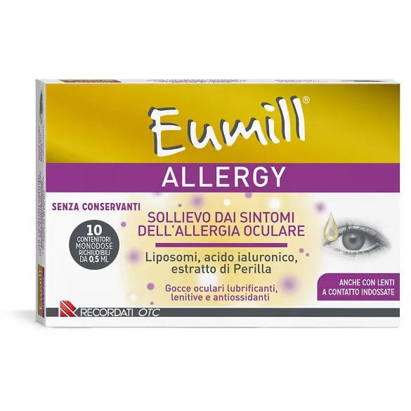 EUMILL ALLERGY GOCCE OCULARI 10 FLACONCINI DA 0,5 ML