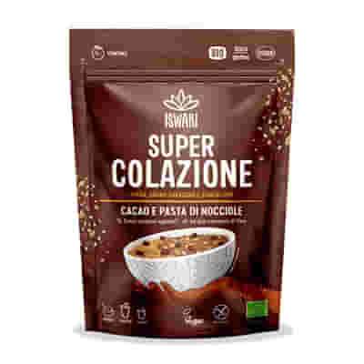 ISWARI SUPER COLAZIONE CACAO E PASTA DI NOCCIOLE 360 G