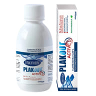 EMOFORM PLAK OUT ACTIVE CLOREXIDINA 0,20% COLLUTORIO 200 ML + DENTIFRICIO 75 ML