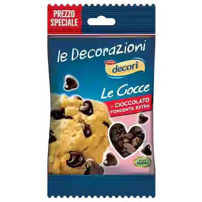DECORI' GOCCE CIOCCOLATO FONDENTE EXTRA 100 G