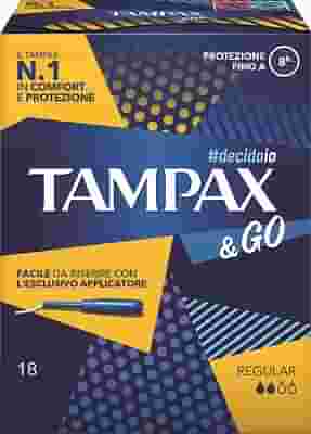 TAMPAX &GO REGULAR 18 PEZZI