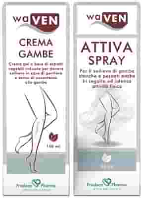 WAVEN CREMA GAMBE 100 ML + ATTIVA SPRAY 50 ML