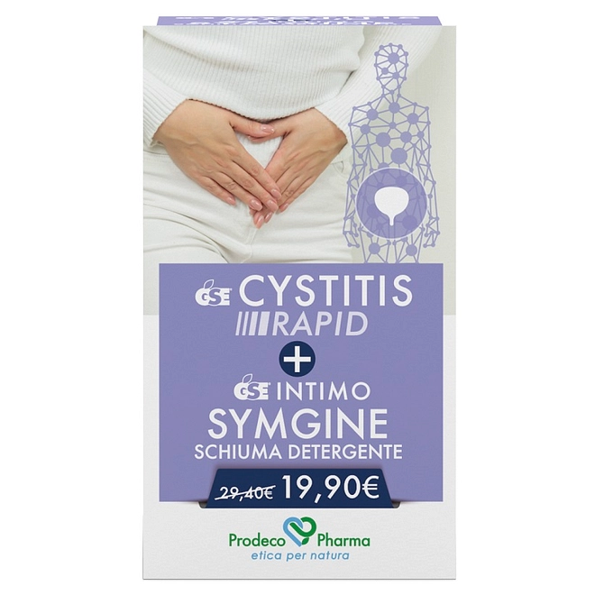 Gse Cystitis Rapid 30 Compresse + Symgine Schiuma 100 Ml