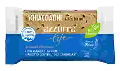 AZZURRA LIFE SCHIACCIATINE SEMI LINO 40 G