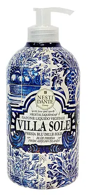 VILLA SOLE SAPONE LIQUIDO VEGETALE FRESIA BLU DELLE EOLIE 500 ML VILLA SOLE SAPONE LIQUIDO VEGETALE FRESIA BLU DELLE EOLIE 500 ML