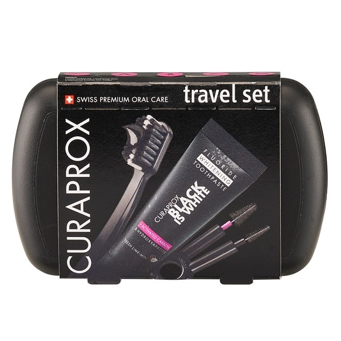 Curaprox Black Is White Travel Set