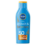 NIVEA SUN PROTECT & BRONZE LATTE SOLARE FP50 200 ML