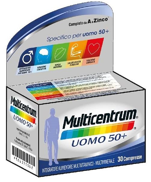 Farmed Multicentrum Uomo 50+ 30 Compresse