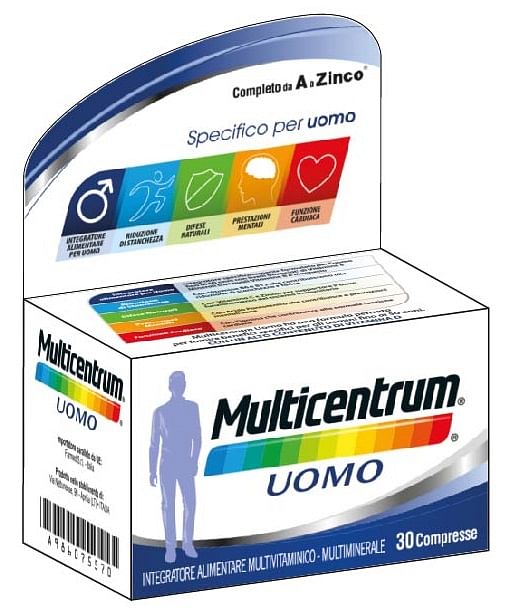 Farmed Multicentrum Uomo 30 Compresse