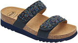ZAFIRAH CANVAS+BEADS WOMAN NAVY BLUE 38 MATERIALE TESSUTO CANVAS+PERLINE FODERA TOMAIA MICROFIBRA SOTTOPIEDE MICROFIBRA SUOLA EVA FITTING F ALTEZZA TACCO 20 COLLEZIONE SS23