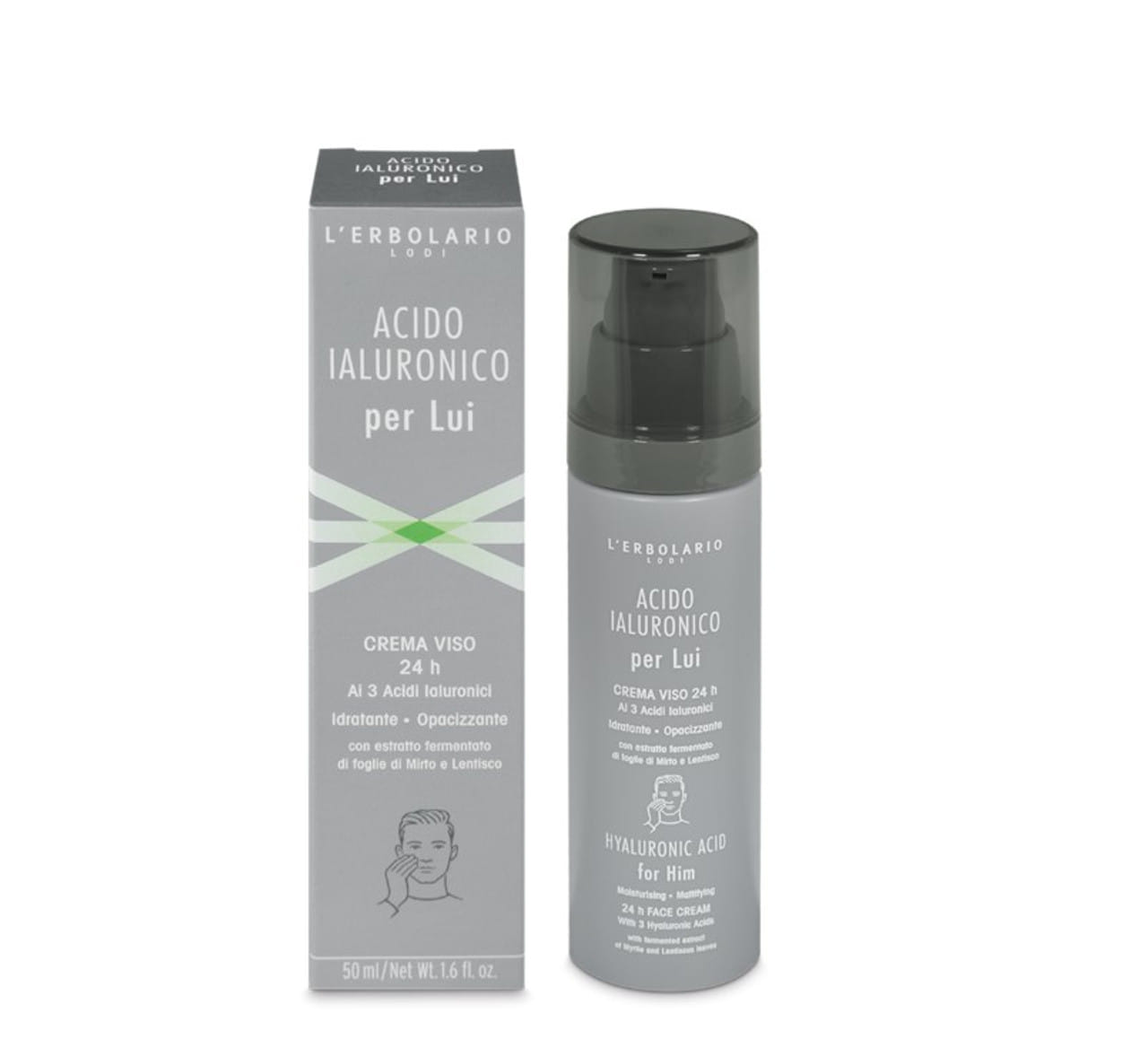 ACIDO IALURONICO PER LUI CREMA VISO 50 ML