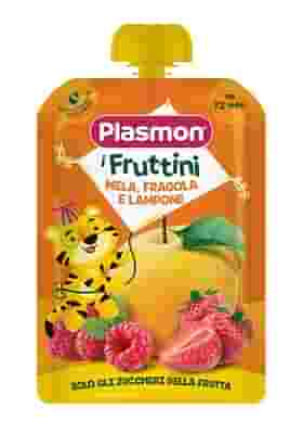 PLASMON I FRUTTINI MELA FRAGOLA E LAMPONE 130 G