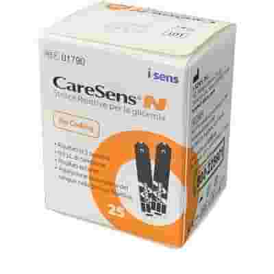 STRISCE MISURAZIONE GLICEMIA CARESENS N 25 PEZZI