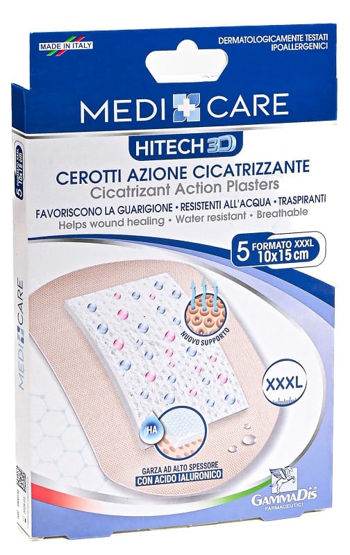 Cerotto Medicare Cicatrizzanti 10 X15 5 Pezzi