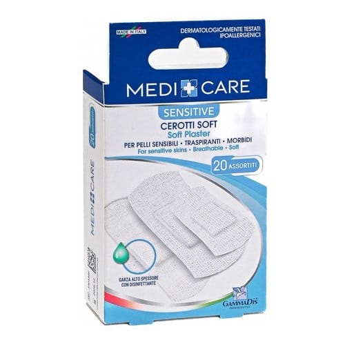Cerotto Medicare Delicati Assortiti 20 Pezzi