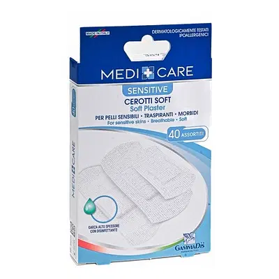 CEROTTO MEDICARE DELICATI ASSORTITI 40 PEZZI CEROTTO MEDICARE DELICATI ASSORTITI 40 PEZZI