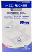 GARZA MEDICARE COTONE 18X40 CM 12 PEZZI