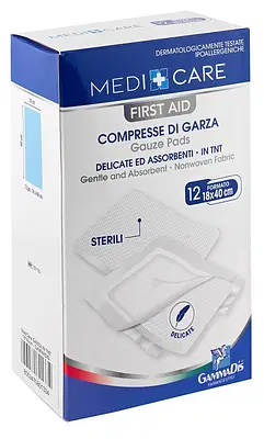 GARZA MEDICARE TNT 18X40 CM 12 PEZZI GARZA MEDICARE TNT 18X40 CM 12 PEZZI