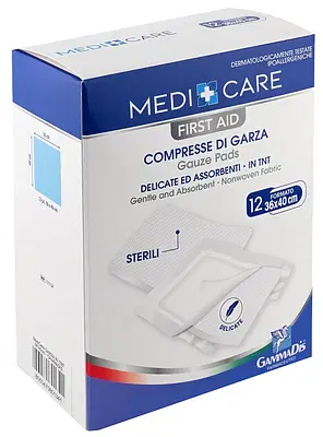 GARZA MEDICARE TNT 36X40 CM 12 PEZZI GARZA MEDICARE TNT 36X40 CM 12 PEZZI