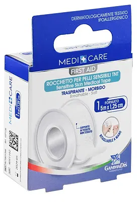 CEROTTO IN ROCCHETTO MEDICARE TNT BIANCO 500X1,25 CM CEROTTO IN ROCCHETTO MEDICARE TNT BIANCO 500X1,25 CM
