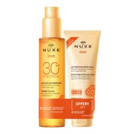 NUXE SUN HUILE SPF30 150 ML + LATTE DOPOSOLE 100 ML OFFERTO