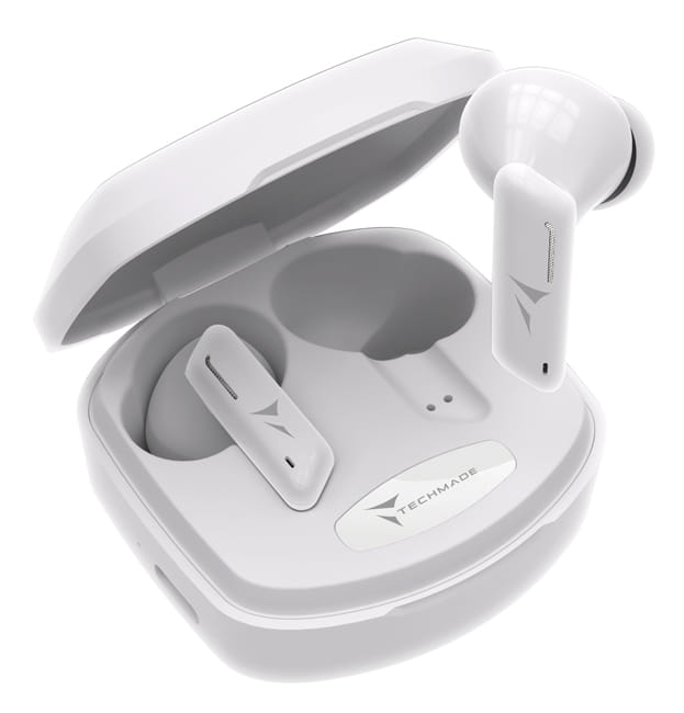 TECHMADE AURICOLARI SENZA FILO WHITE