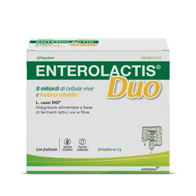 ENTEROLACTIS DUO INULINA 20 BUSTINE 5 G ENTEROLACTIS DUO INULINA 20 BUSTINE 5 G