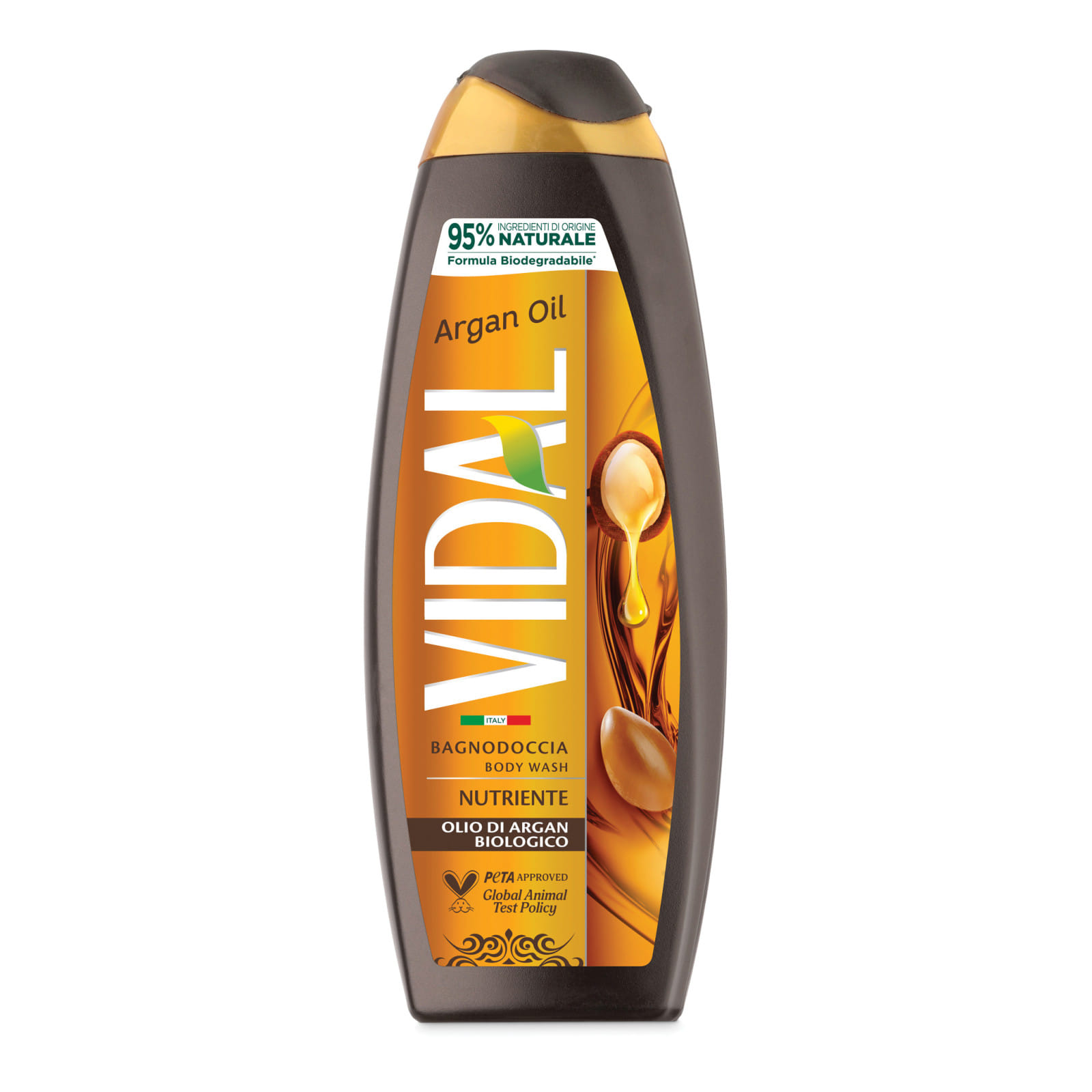 Vidal Bagnodoccia Nutriente Olio Di Argan Biologico 500 Ml