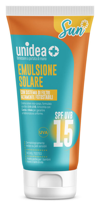 UNIDEA CREMA SOLARE SPF15 200 ML
